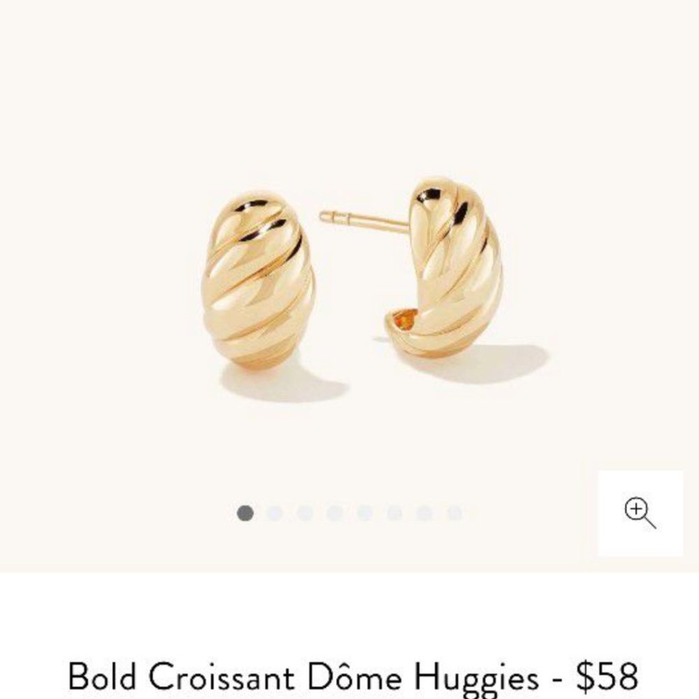 Mejuri croissant earrings